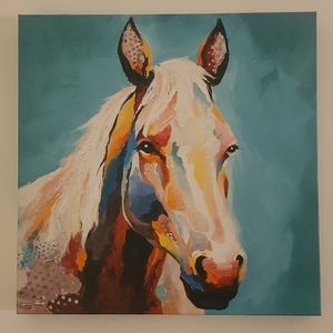 Horse canvas wall art